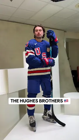 The Hughes brothers are on the road to the #WinterOlympics 🏒 #hughes #hughesbrothers #olympics #hockeytok 