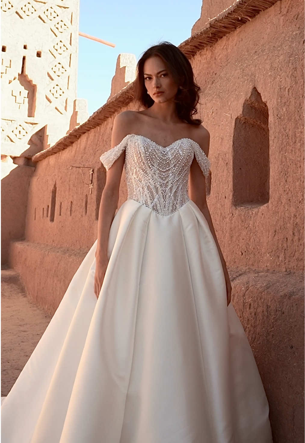 For the pearl loving bride 🤍  #weddingdress #bridetobe #sayyestothedress #bride #weddingdressinspo 