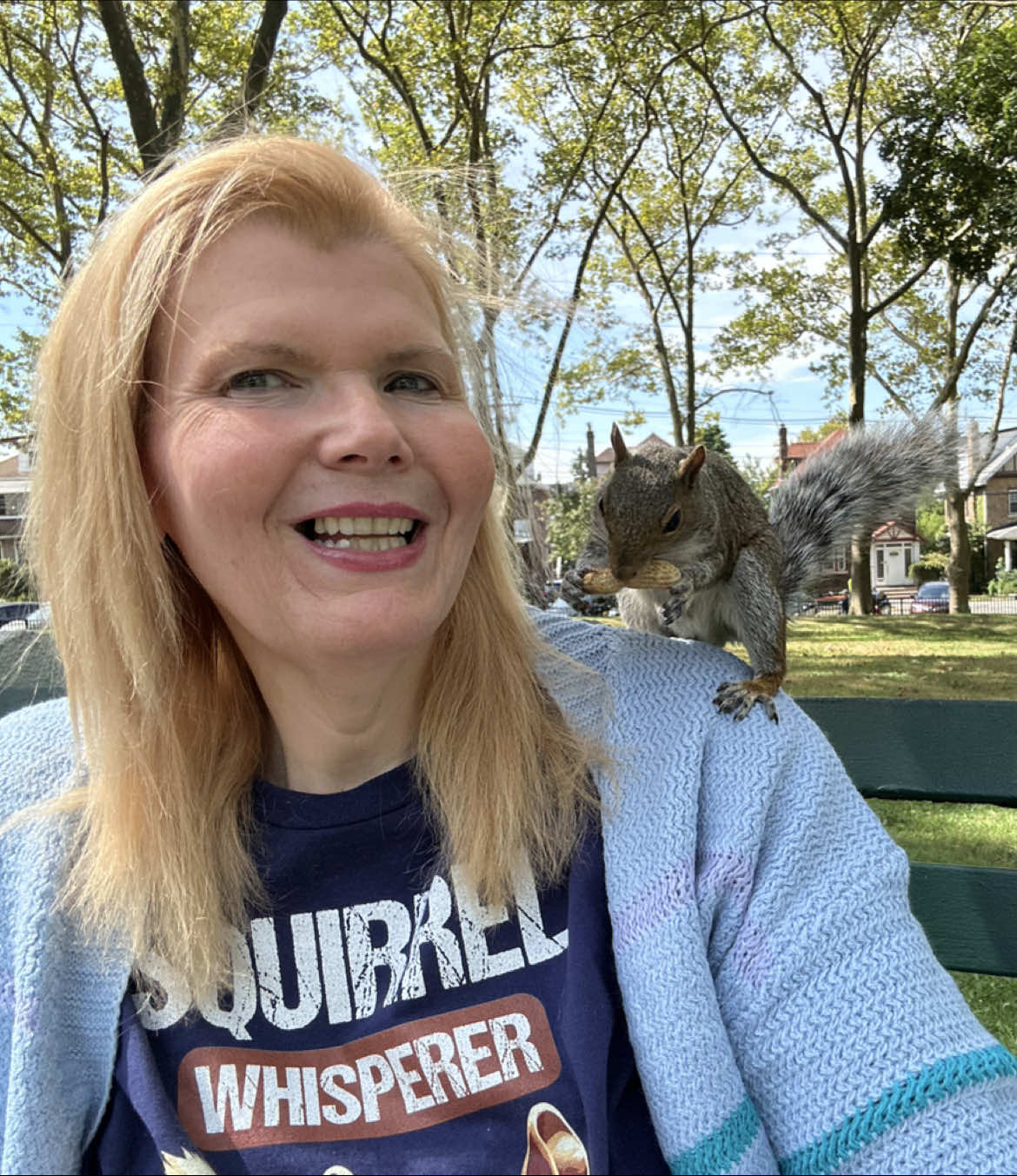 There’s only one squirrel whisperer in the world who feeds peanuts with her teeth and you’re looking at her. Her name is Cynthia Beaumont remember that name! #SquirrelWhisperer #CynthiaBeaumont #Squirrel #RealityTV #AllEyesOnMe 