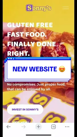 Have you seen our new website yet? 👀 Link in bio or search www.sonnysfood.com  (Best enjoyed on desktop! 🖥️) Let us know your thoughts in the comments!  #website #newlook #glutenfree #coeliac #branding 