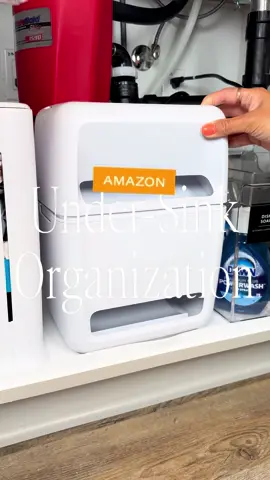 Under Sink Organizing Hack 🔗 to 🛒 this video in bi0 🚰✨ The easiest way to organize under your kitchen sink! This all in one pod and bag organizer is perfection! It’s been sold out for months and finally restocked so grab it now because I promise it will not last!  #neatlyembellished #undersinkorganization #organizingtiktok #asmrorganizing #asmrrestock 