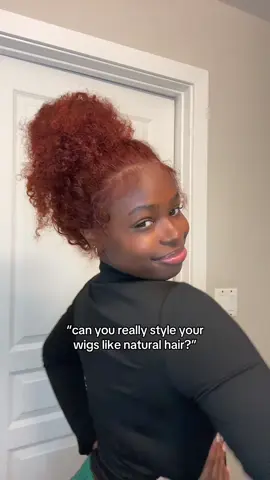 nobody does it like meee #fyp #naturalwig #amazonwig #yagirlhanz 