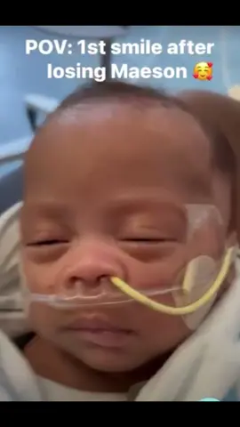 #rsvseason IS HERE! As I tell yall EVERY SINGLE YEAR, #rsv is NOTHING TO PLAY WITH! Whatever you do, DO NOT kiss all over other folks babies. Fight the urge if you’re sick too Mom/dad. WASH WASH WASH those hands!! When the twins were born, they were born preemie, of course but we were using COVID PRECAUTIONS. Clothes were going straight into the washer and dad was going straight to the shower as soon as he got home from work. It was NO CONTACT until that was done. Somehow, the twins STILL ended up with RSV. It literally took Maeson’s life. He died in dads arms. I had to do #CPR to get him back. Maeson spent an additional MONTH in the PICU and Maverick spent an additional 2 weeks. This was the FIRST SMILE I got out of him after that whole ordeal. If you knew my baby at birth, he came here smiling so I was SOOOOOO HAPPYYYYYY to see that grin again 🥹🥹