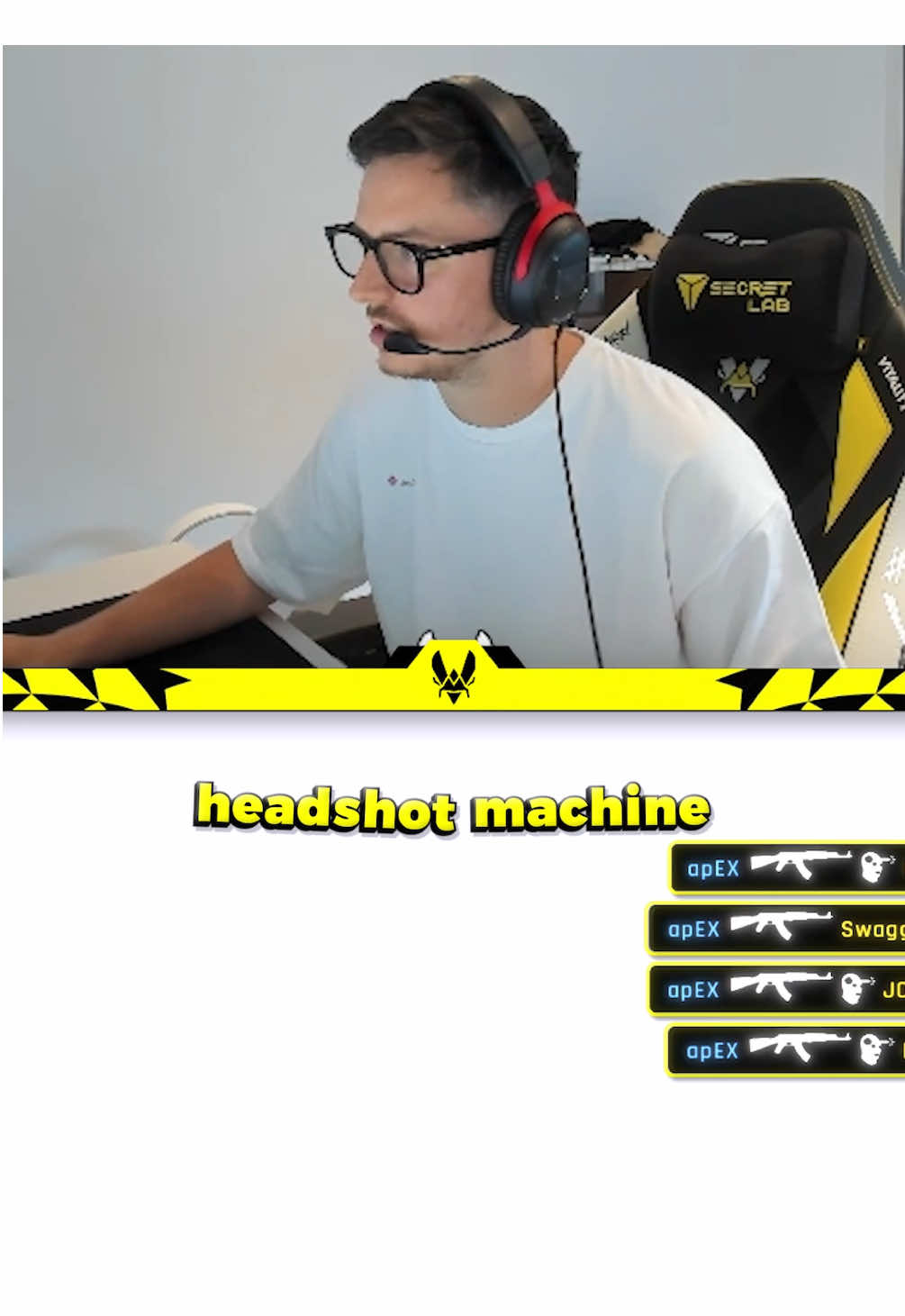 Headshot Machine 🫡  #apex #ewc #cs2 #vitality 