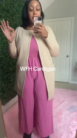 Fall wardrobe check ✅  #cardigan #wfhlife #officelife #tiktokshop 