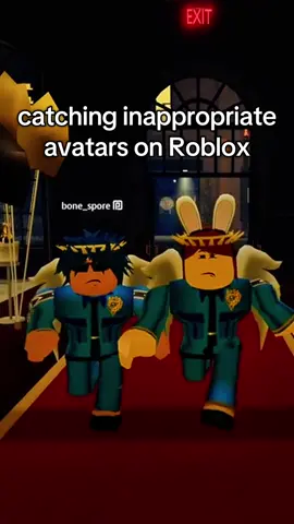 amazing work done with my fellow officer @bonespore  Roblox has recently improved how reporting inappropriate avatars works, but the marketplace remains with countless inappropriate items #robloxfyp #roblox 