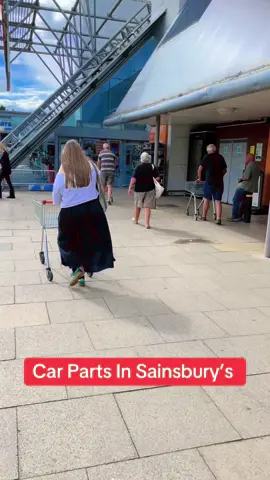 Car Parts In Sainsbury’s #ukcarscene #sainsburys #carscene #dangarside #cartok 