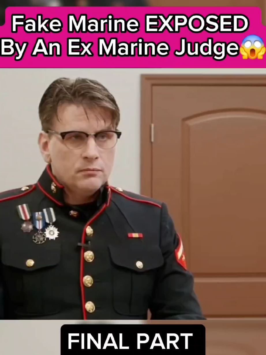 Stolen Valor Meets Ex-Marine Judge 😱😱 #courtroom #court #judge #stolenvalor #marines 