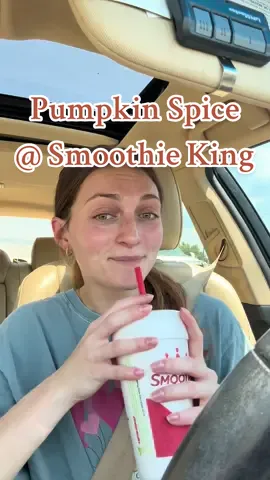 Come try pumpkin at Smoothie King with me!! Always looking for pumpkin spice recommendations!🧡🎃 #pumpkinspice #proteinshake #smoothieking #proteincoffee #fyp