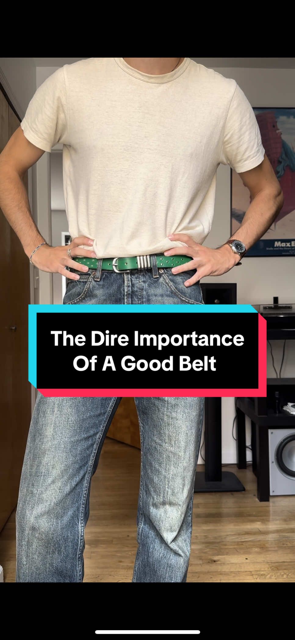 One belt, two belts, red belt, blue belt! (And green belt!) #belts #fashiontok #fashiontiktok #qualityclothing #secondhandfashion 