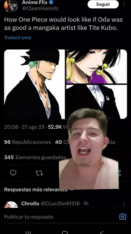 Eiichiro Oda vs Tite Kubo #anime #manga #onepiece #naruto #bleach #aizen #edit 