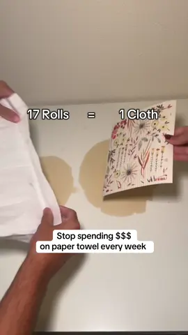 Actually a life changer #swedishcloth #papertowel #spillcleanup #reusable #clean