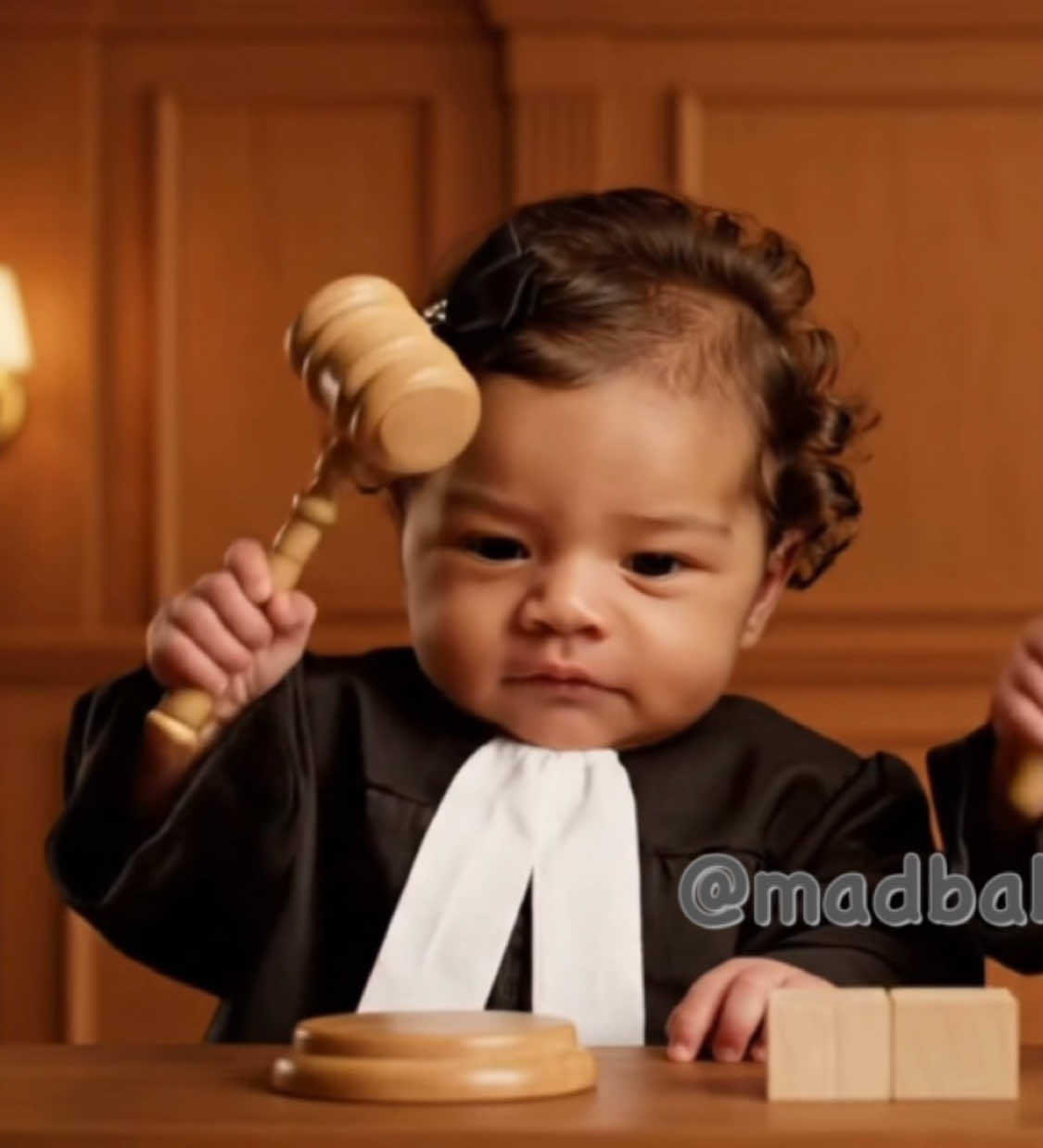Mad Baby #fyp #newborn #talking #aibaby #babygirl 
