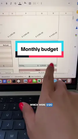 I try to sit down in front of my budget once per week for about 10 min. This usually allows me to spend more freely ❤️ #PersonalFinance #firstgen #budgetmypaycheck 