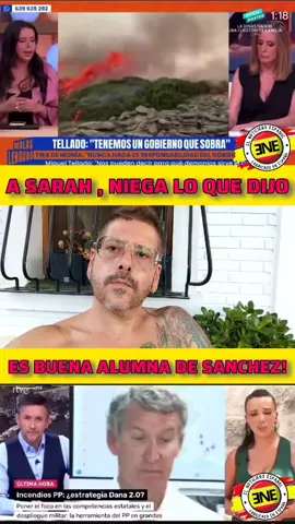 #sarahsantaolalla , niega el insulto que dijo sobre los votantes del #partidopopular y #vox . Es una buena alumna de #PedroSanchez.  #parati 