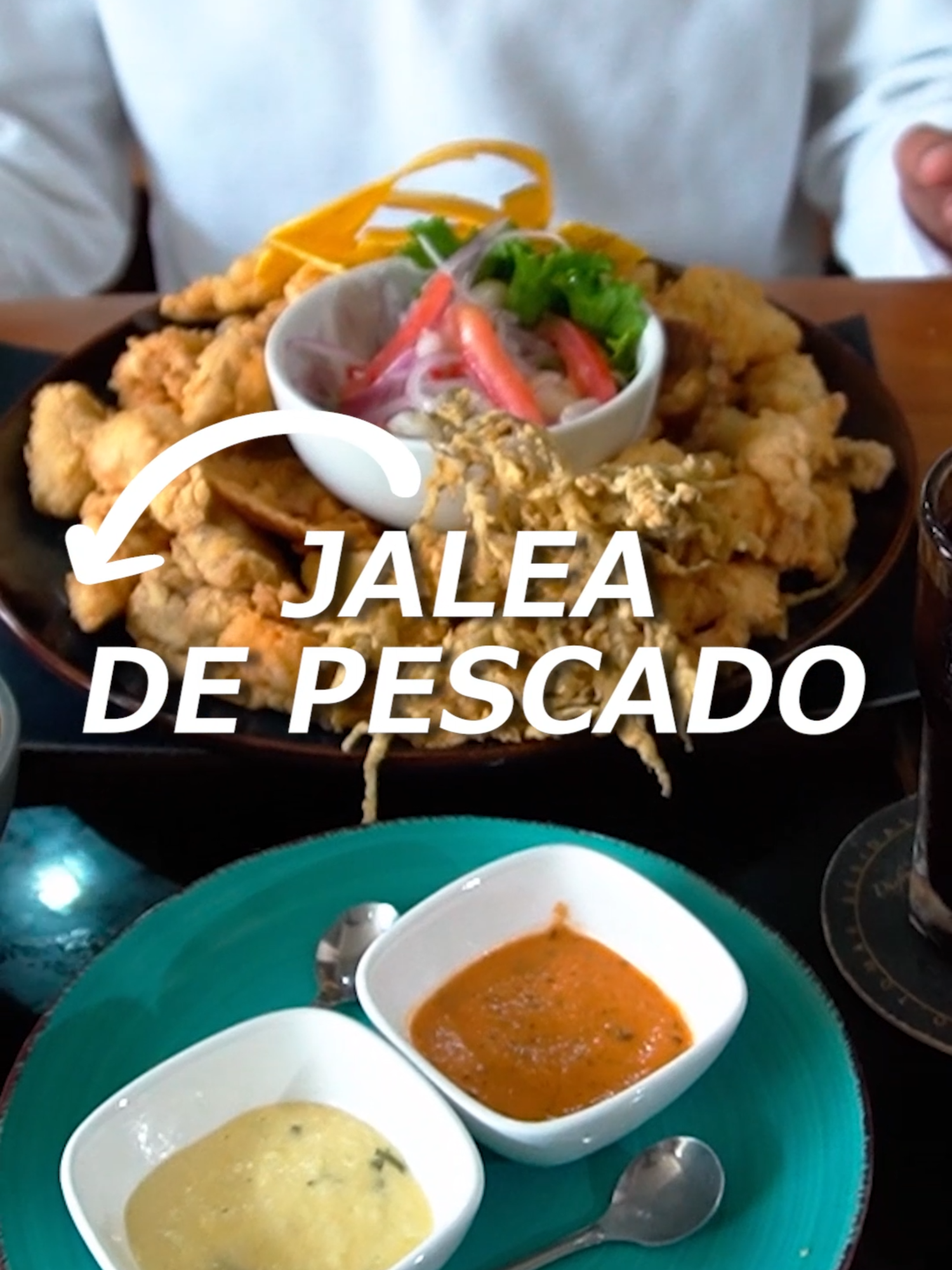 ¿Buscas una explosión de sabor en cada bocado? 😋🐟 ¡Nuestra jalea de pescado es lo que necesitas! #JaleaDePescado #SaborPeruano #ComidaMarina #Fritura #PlatoPeruano #puertoreyes #pachacamac #manchay