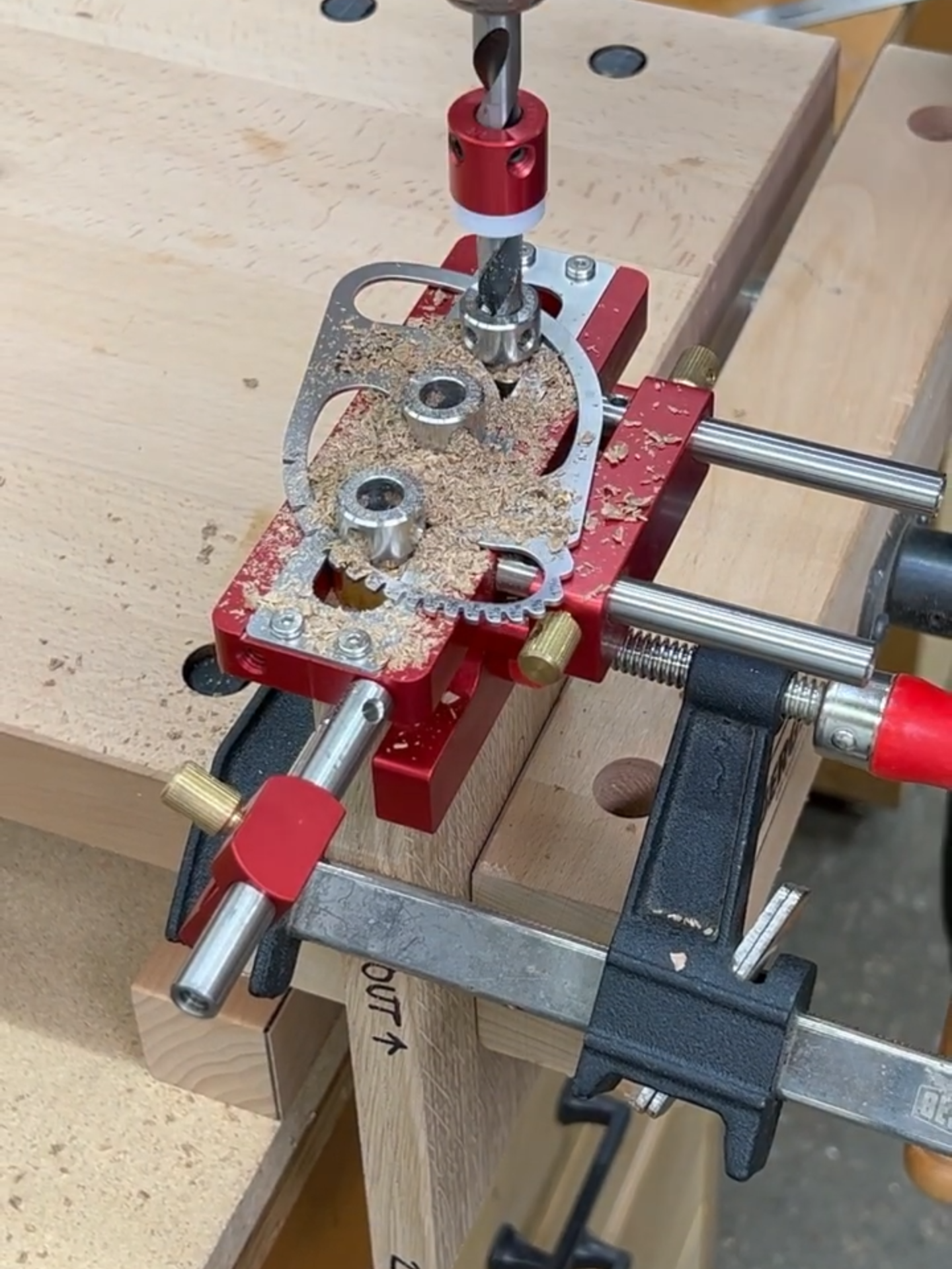 🔩 Variable Spacing + Positive Indexing = Great Dowel Joints. 🔩   The Woodpeckers Cam·A·Line Dowel Guide takes the guesswork out of dowel joinery so your projects come together flawlessly:   ✅ Variable spacing & positive indexing – perfect alignment every time.  ✅ Precision-machined from aluminum & stainless steel – built to last a lifetime.  ✅ Dowel guides in both inch & metric – versatility for all your projects.  ✅ Made in Strongsville, OH – American-made precision you can trust.   Stronger joints. Faster setups. Better builds.  👉 Order now: https://www.woodpeck.com/cam-a-line-dowel-guide.html   #Woodworking #Joinery #WoodpeckersTools #MadeInUSA #PrecisionTools #Woodshop #Doweling #WoodworkingCommunity#ToolTok #woodworking