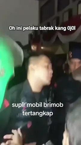 sopir mobil brimob yang tertangkap #tabrakojol#mobilpolisi#berita#tiktokviral #fyp 