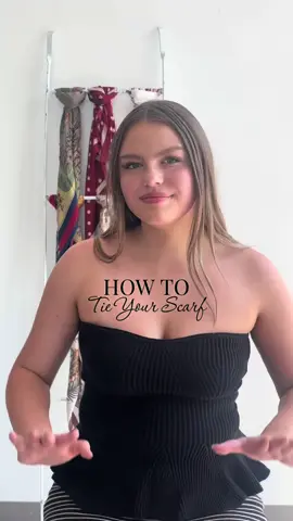 How to tie your scarves 🤍 #howto #tutorial #falltrends #fallfashion 