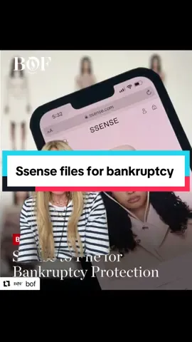 #greenscreen @SSENSE has filed for bankruptcy protection here in Montreal to avoid having to sell. #retailnews #bankruptcy #luxuryretail 