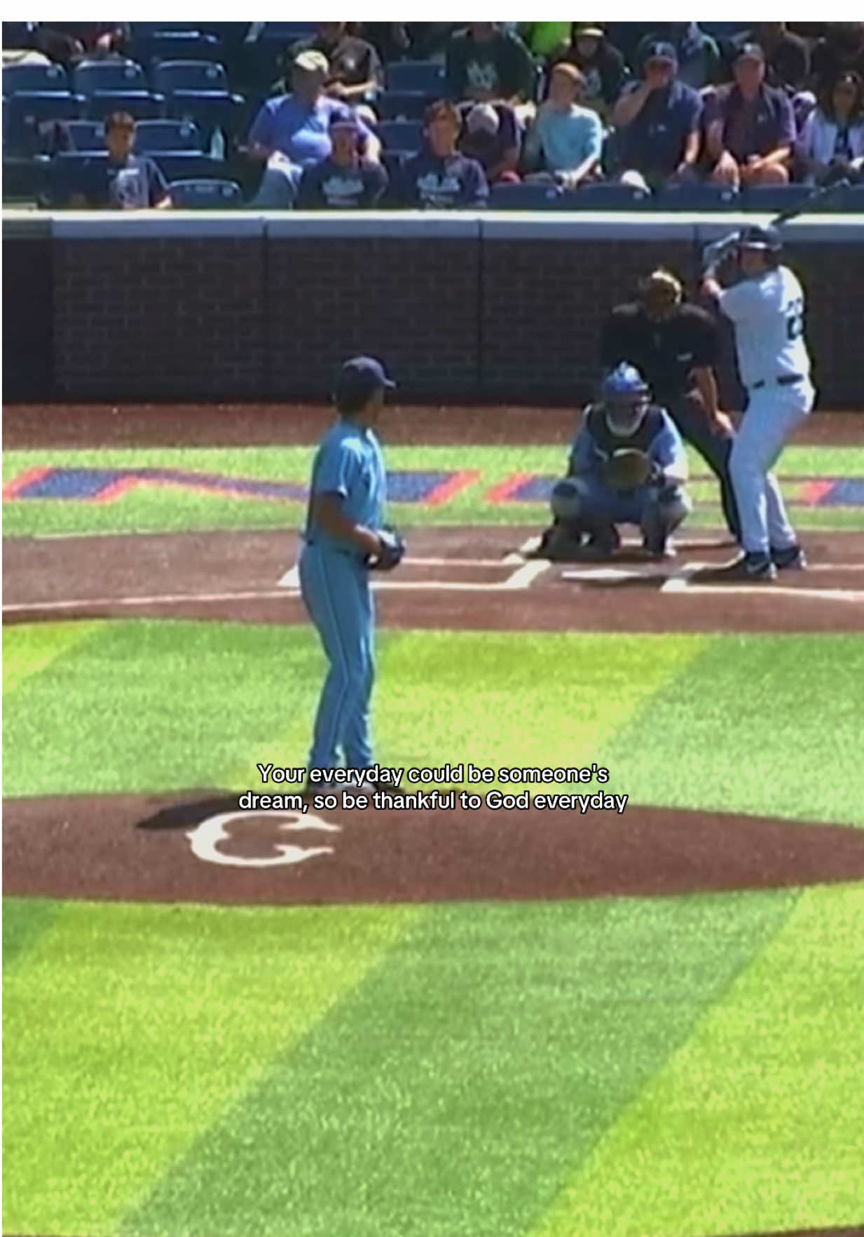 Be greatful for everyday #jesus #relatable #fyp #foryoupage #baseball 