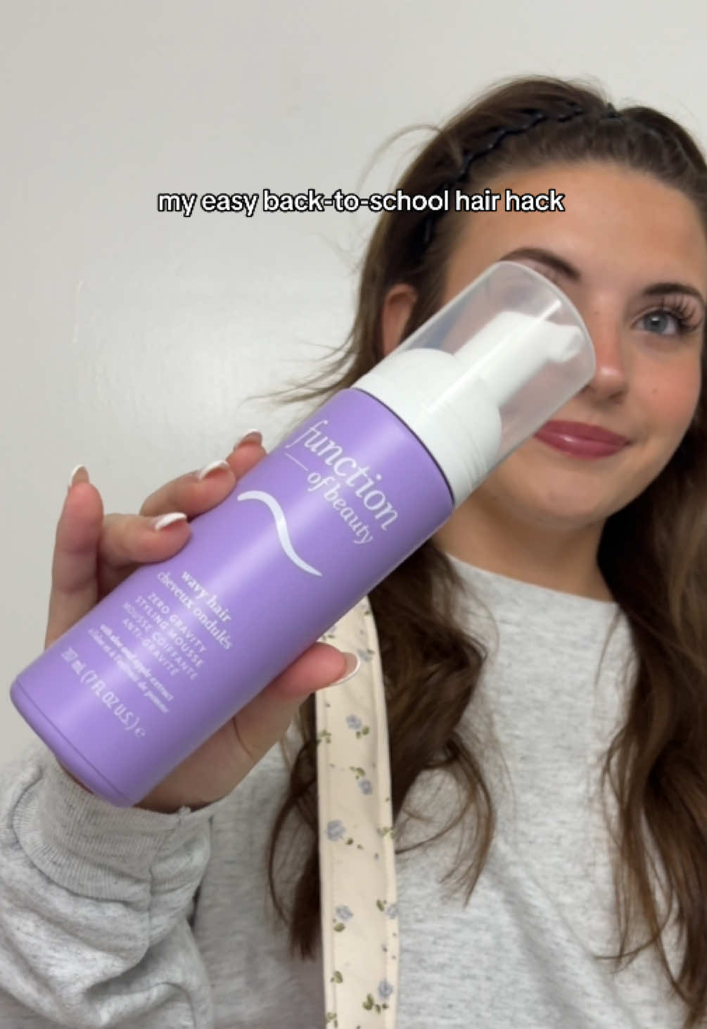 #ad my absolute must have for cute hair made easy ✨@functionofbeauty  #hairtok #hairstyle #hairhack #backtoschool 