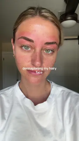 reality ! #dermaplaning #hair #facialhair #reality 