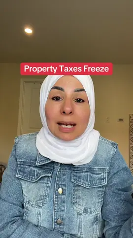 Property Taxes Freeze