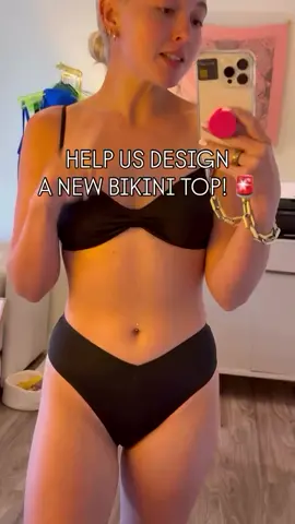 do you agree with the tweaks we want to make to this bralette-inspired bikini top that fits like seamless undies? drop your notes in the comments below! ✍️
