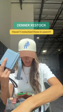 I haven’t seen Car Mom Blue Denner in probably two years???🚨💛 love it! #restock #andar #SmallBusiness #andarwallet #rfidwallet #labordaysale 