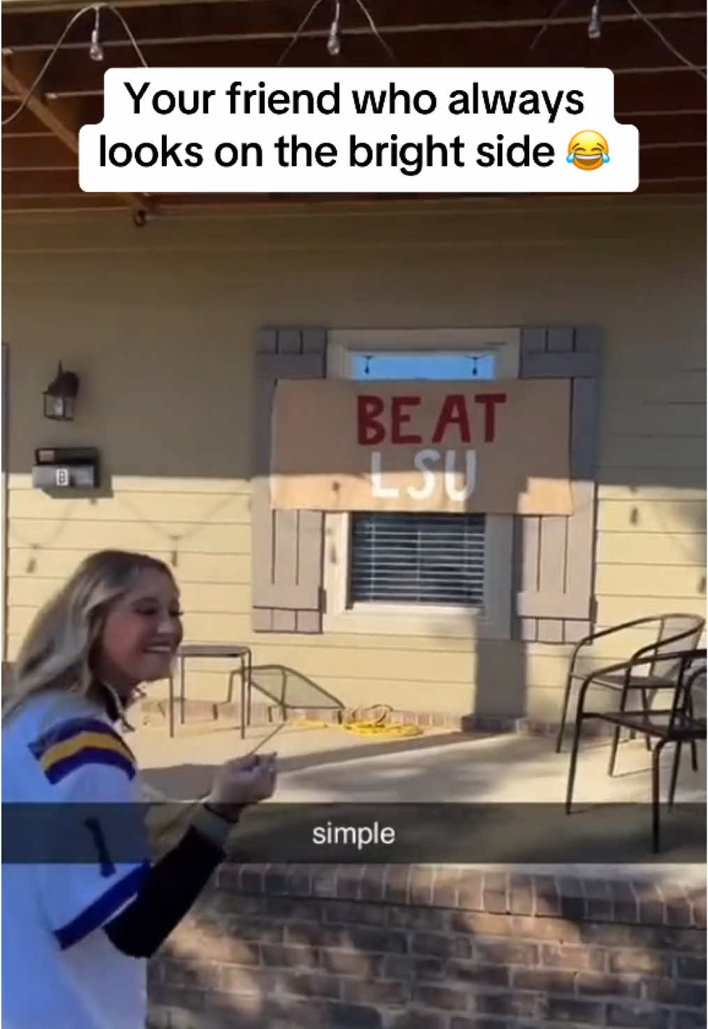 Well, she's not wrong 😅 (via @Ella Springfield) #cfb #lsu #CollegeFootball #funny