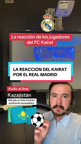 La reacción del Kairat por el #realmadrid #championsleague #elmemerivera #noticias #usa