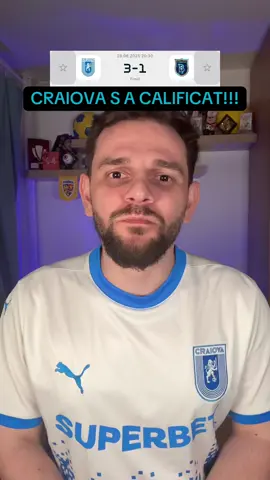 BRAVO BAAAAA CRAIOVA BRAVO BAAA MIRELE!! #fotbal #superligaromania #universitateacraiova #radoi #conferenceleague 