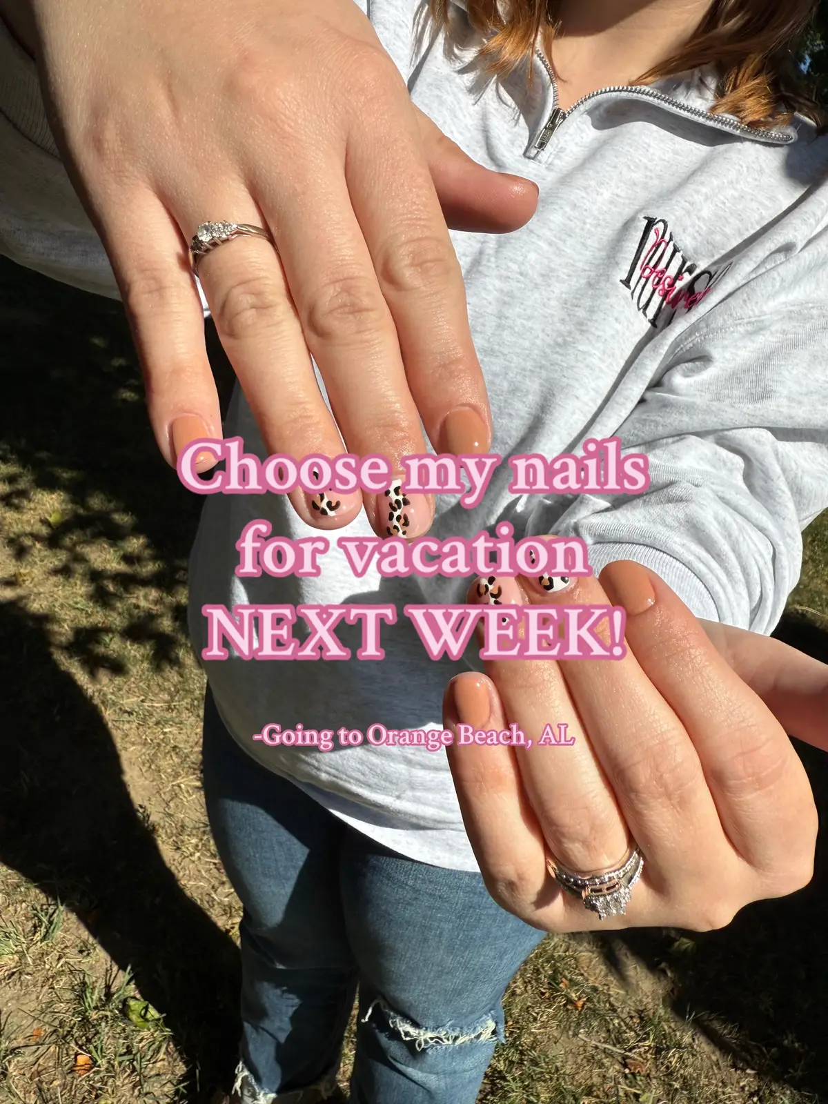 I’m being very indecisive and leave for vacation next week! Headed to the beach 🌊 Help me pick a design! Colors can be switched out and I will be doing gloss, not matte. Open to suggestions 🥰 #orangebeachalabama #vacationnails #helpmechoose #naildesigns #nailinspo 