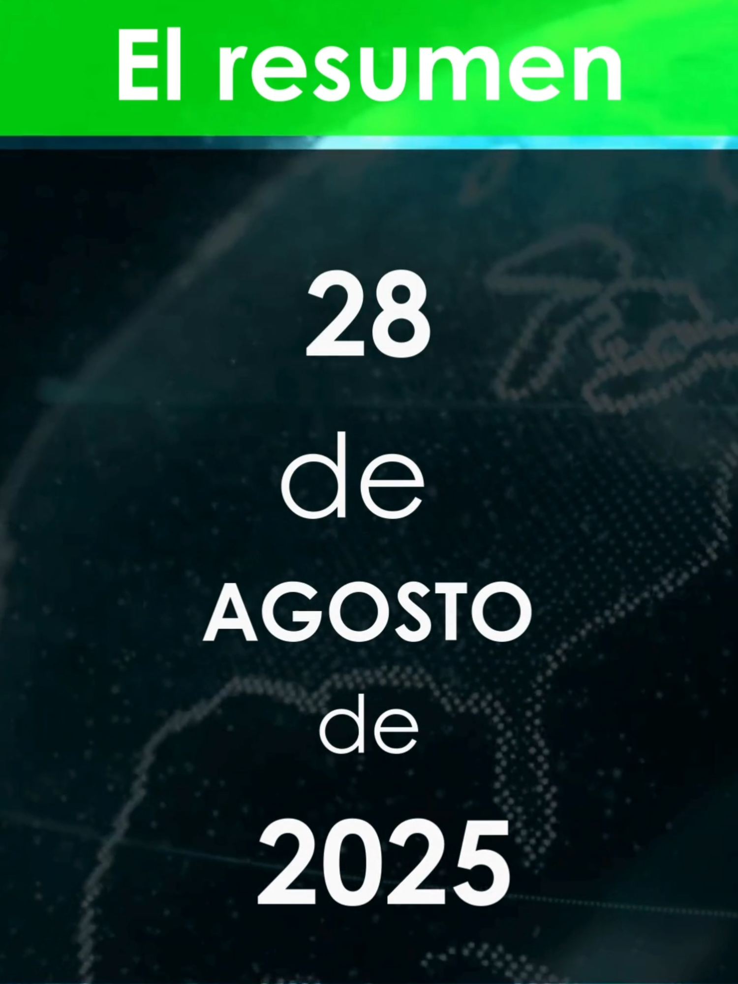 Resumen de noticias | 28 de agosto de 2025 Estas fueron las 5 más destacadas del día: 1️⃣🤚📄 Noroña denunciará a 'Alito' Moreno por altercado en la Permanente. 2️⃣🙋‍♀️🎖️ Laura Itzel Castillo sucede a Noroña como presidenta del Senado de la República. 3️⃣👨‍🦽🪑 Estudiante de Preparatoria 2 queda en silla de ruedas tras recibir un golpe accidental con una banca en clases. 4️⃣🛩️💥 Acción militar de gran escala en Kiev deja al menos 15 personas sin vida; entre ellas, 4 menores de edad. 5️⃣🚰💸 Con 120 mdp, Zamora sanea el 100% de sus aguas, afirma Bedolla. #ResumenInformativo #NoticiasDelDia #28deAgosto #Actualidad