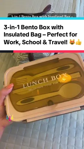 ✨Keep your meals fresh & organized anywhere 🍱💼 Microwave-safe, leak-proof & super handy for busy days! 👉 Grab yours now before it sells out!  🔗 link in orange cart! #creatorsearchinsights  #TikTokMadeMeBuyIt #AmazonFinds #LunchBoxGoals #ViralProducts