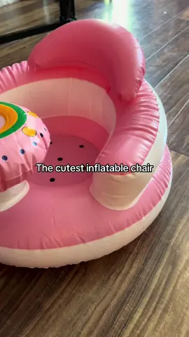 I love it and so does my girly! #inflatablechair #babychair #pinkchair 