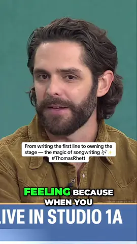 Thomas Rhett takes us behind the scenes of songwriting, from the first spark of an idea to performing live 🌟🎤 His journey shows how passion and creativity turn into unforgettable music. #ThomasRhett #CountryMusic #Songwriting #music #tiktokmusic 
