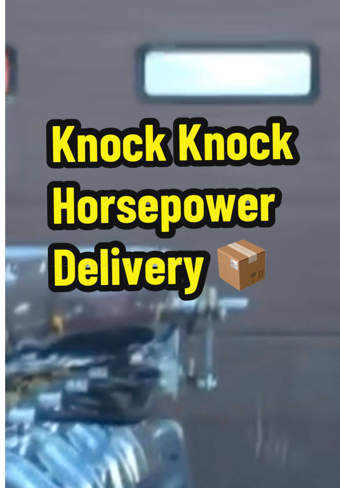Blower Surge at Your Door! Horsepower delivery service: guaranteed to rattle your door 🚪💪 #HorsepowerDelivery #BlowerSurge #Boxvette #CarTok #EngineLife #Boosted #Supercharged #MuscleCar #StreetCar #CarCulture #classiccars  