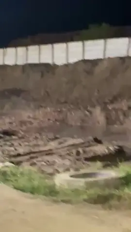 Park View City Lahore right now after its protective wall breached by floods 