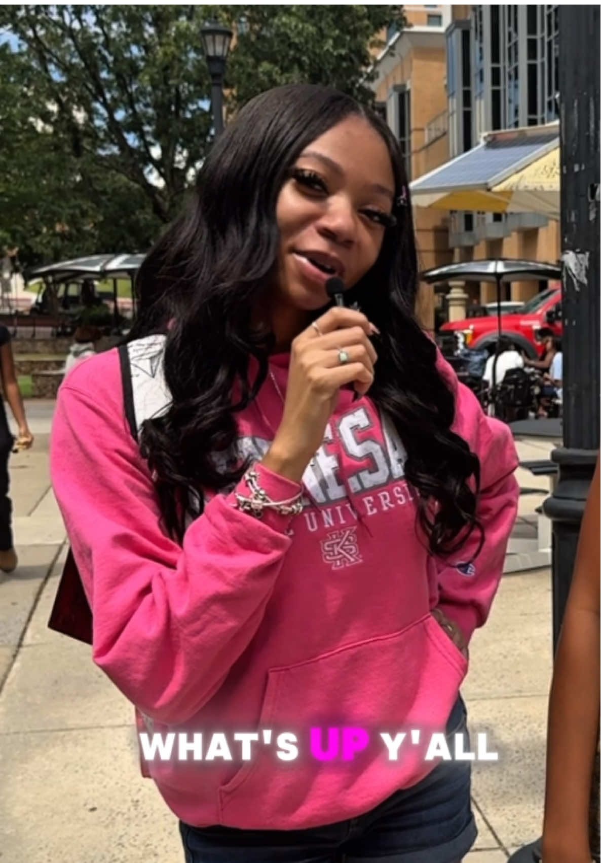 KSU Public Interviews P1 🦉🎀 | Tag who you see 👀😂 #fyp #viralvideo #riyahmyani #kennesawstateuniversity #interview 