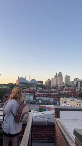 Normalize posting menus hehe Percheron was the perfect rooftop bar with views of KC. I wonder if Western Auto has been getting lots of business with so many people taking pictures with it in the background? I hope so, such a cute little business lmao #thingstodoinkansascity #percheron #percheronkc #rooftopbarkc #crossroads 