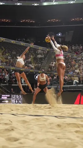 Access denied. 🚫 Brandie shut it down in Week 5 — Wilkerson/H. Paredes play Saturday, 3pm CT on The CW at the AVP League Championships. #AVPBeach #BeachVolleyball