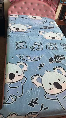 Manta de franela personalizada con estampado de koala de dibujos animados - Manta suave y cálida adecuada para todas las estaciones
