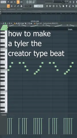 how to make a tyler the creator type beat🙏🔥#producer #flstudio #tutorial 
