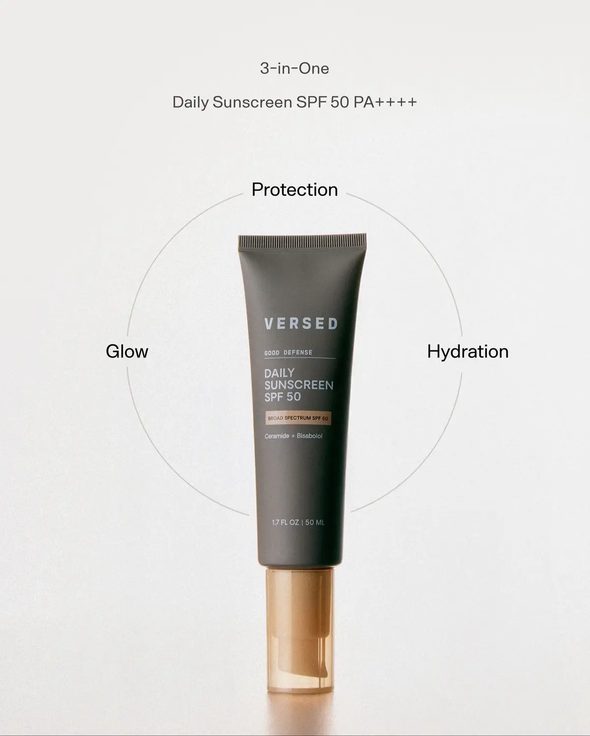 Our priorities, in no particular order:  — How it feels — How it performs — How it looks on your skin Here’s why Good Defense Daily Sunscreen SPF 50 PA++++ checks every box. #versedskin #sunscren #spf50 #sunprotection 
