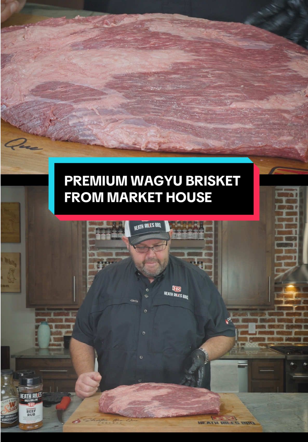Premium Wagyu Brisket recipe is live!🔥 Shipped next day from @Market House and perfectly pre-trimmed. And it’s not just brisket—Market House carries grass-fed beef, non-GMO chicken, antibiotic-free pork, top-notch Wagyu cuts, and wild-caught seafood. Watch the full video on YouTube, then grab yours with 15% off your first order using code HEATH15 Full video (link in bio)  #wagyu #heathrilesbbq #brisket #perfecttrim #markethouse    