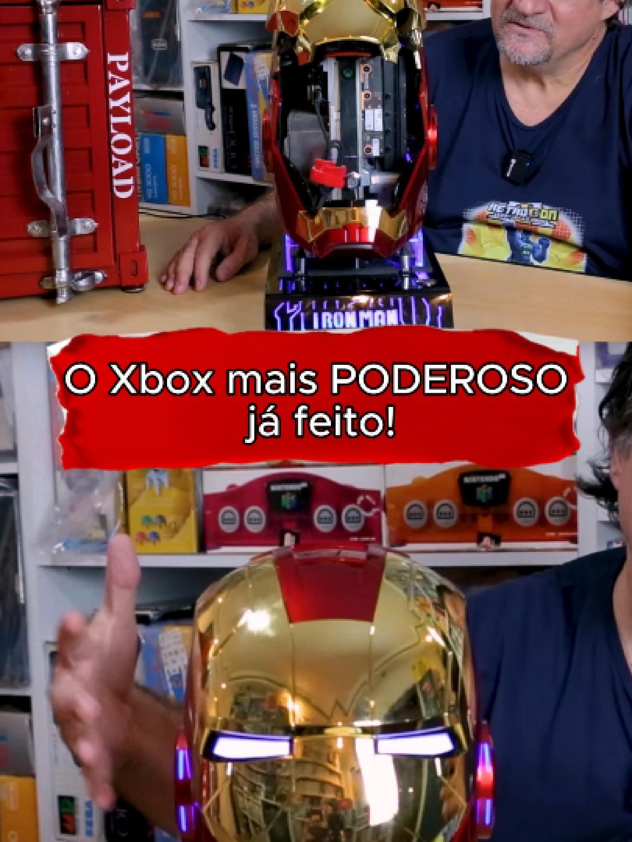 Console exclusivo nível Vingadores 😱 Você teria? #Xbox #Ironman #gamerlife #Microsoft