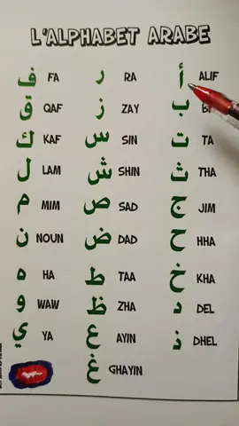 #arabe #arabic #quran #alphabet #fyp  Lisez avec nous les 28 lettres alphabet Arabe. Ce sont tous des consonnes.