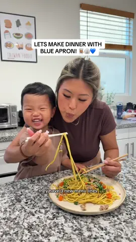 #blueapronpartner I love having my little Sous chef join me in the kitchen because it’s something fun we can do together! Thanks to @blueapron, all the ingredients are delivered straight to our door and it’s so easy to make a quick meal that my toddler enjoys too!😋 Use my code MELODY to get 30% off your first 2 orders + terms apply #mealkit #mealdelivery #blueapron 